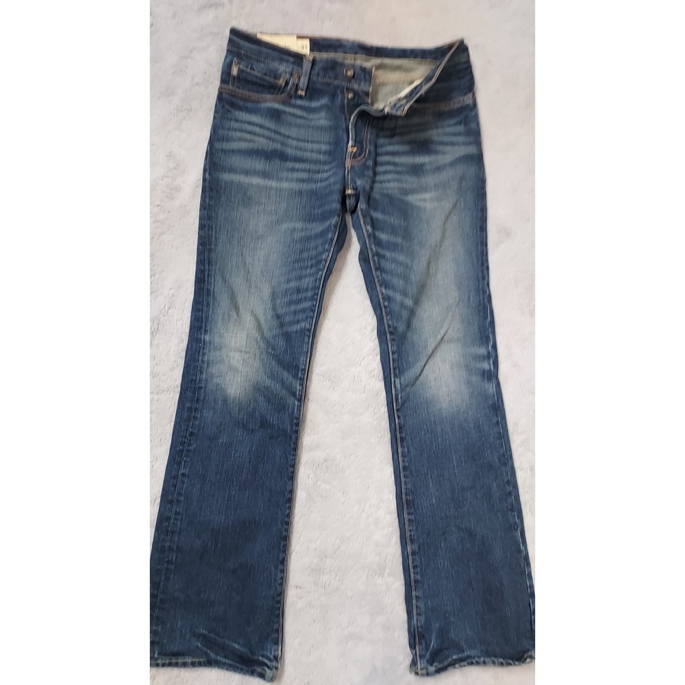 Abercrombie Fitch Jeans Jeans Mens 31x32 Baxter Low Rise Slim Boot Button Fly